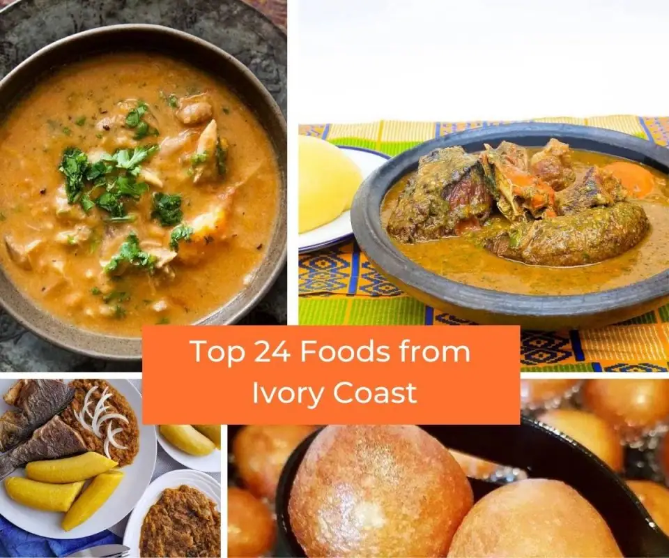 Top 24 Foods from Ivory Coast