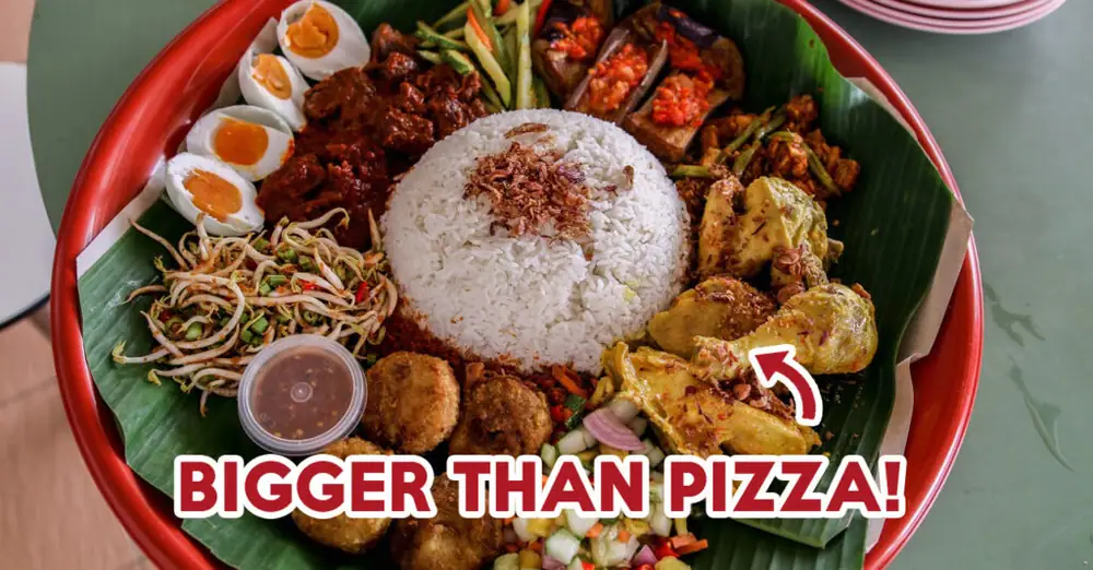 Enak Review: Gigantic Nasi Ambeng The Size Of An XL Pizza