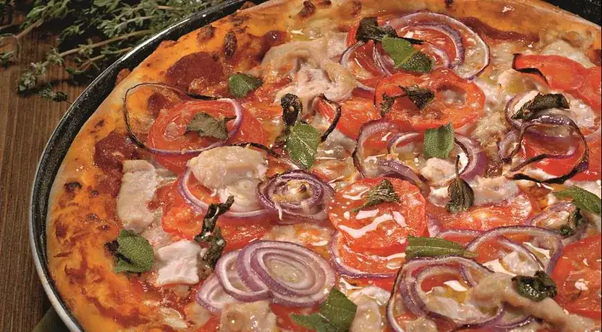 Turkey and Sage Pizza