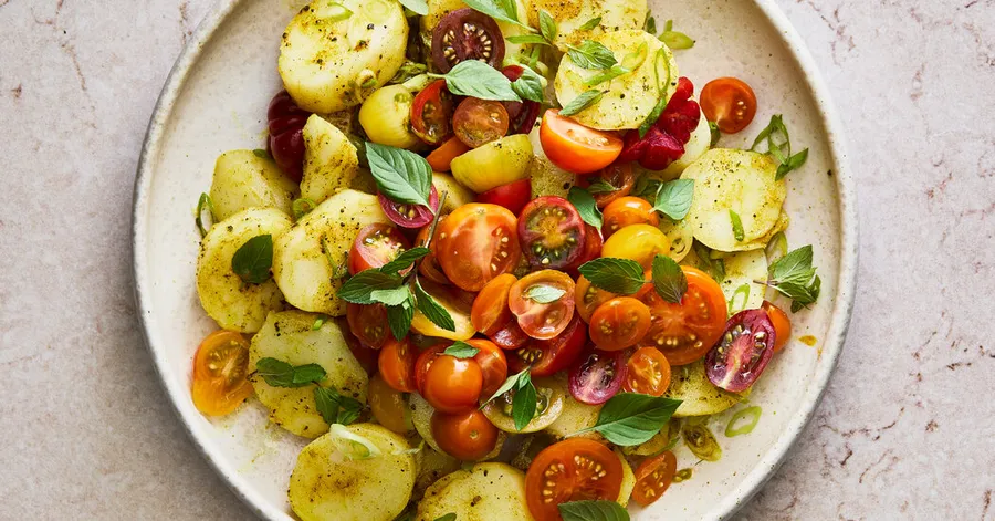 Tomato-Potato Salad Recipe • 5★ • 40 min