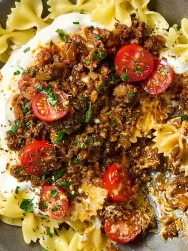 Whip up creamy Turkish pasta recipe with garlic yoghurt and spiced butter sauce