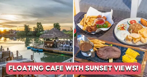Level Up Coffee Is A Floating Cafe And Bar In Batam