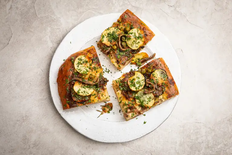 Receta de focaccia con patata