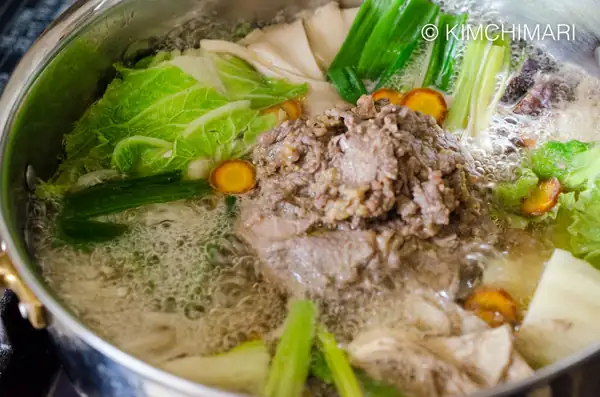 Bulgogi Hot Pot with Glass Noodles (Bulgogi Jeongol)