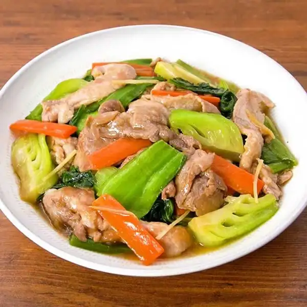 Rich and flavorful! Recipe video and instructions for stir-fried pork and bok choy with oyster sauce