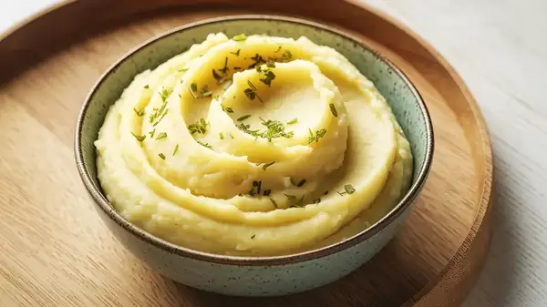 A whipped ingredient makes mashed potatoes fluffier and creamier.