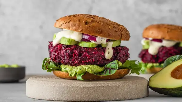 Eggs and oats help prevent veggie burgers from falling apart.