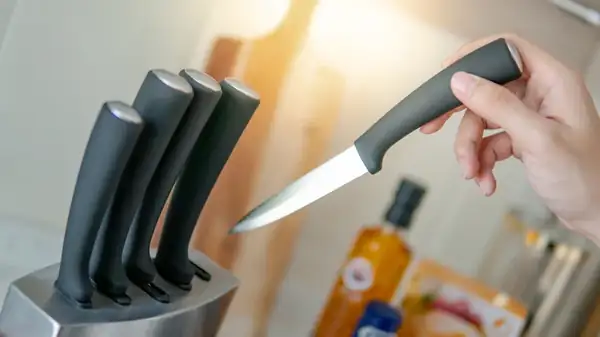 Don't Place A Clean Knife Back Into The Knife Block. Here's Why