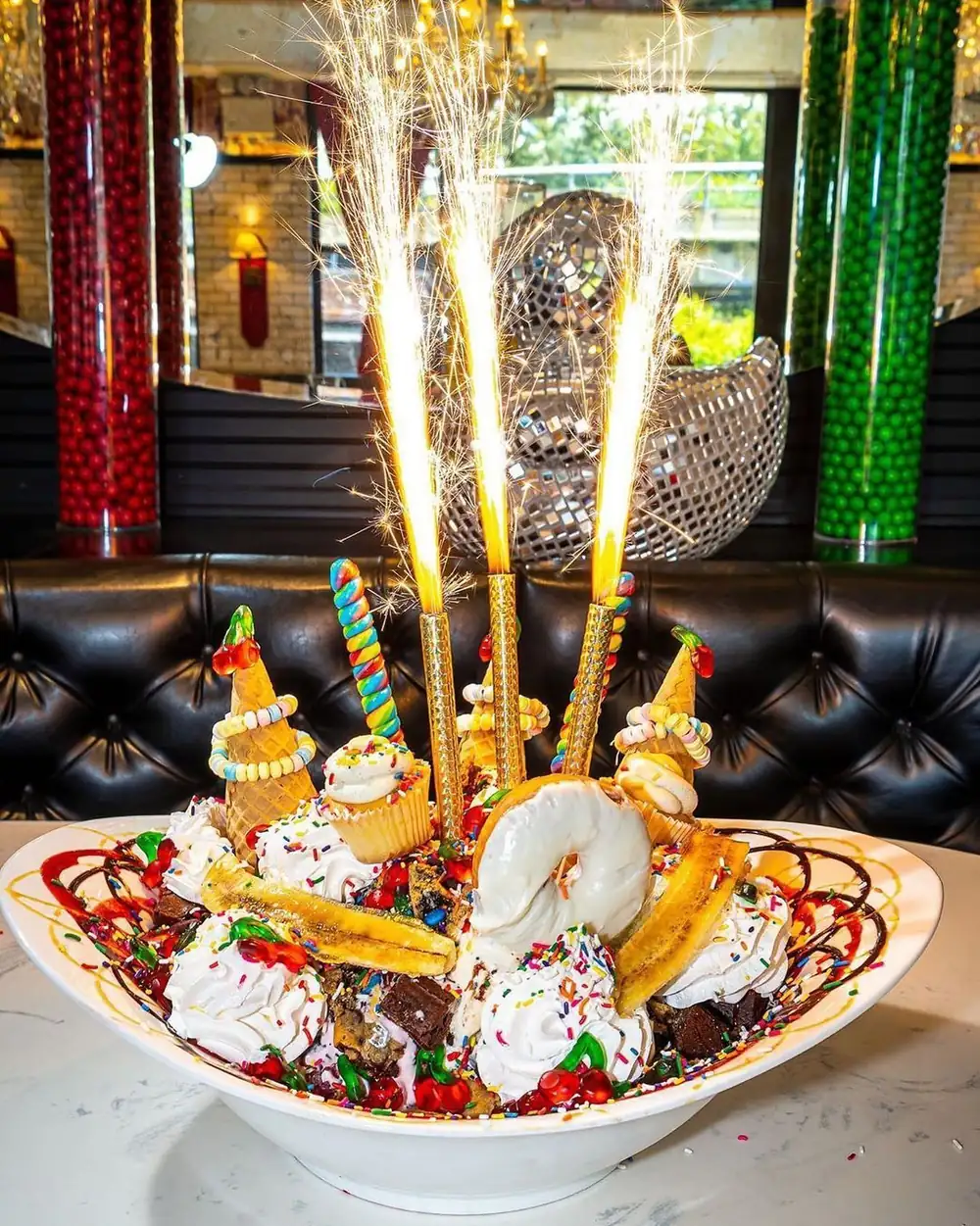 Outrageous King Kong Sundaes and Smoking Candy Goblets Lead the Menu at Sugar Factory