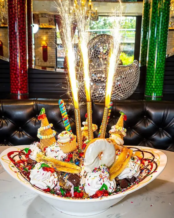 Outrageous King Kong Sundaes and Smoking Candy Goblets Lead the Menu at Sugar Factory