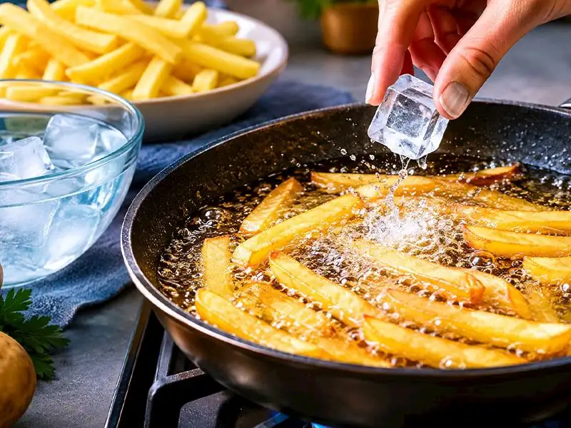 The secret to crispy fries: soak them well
