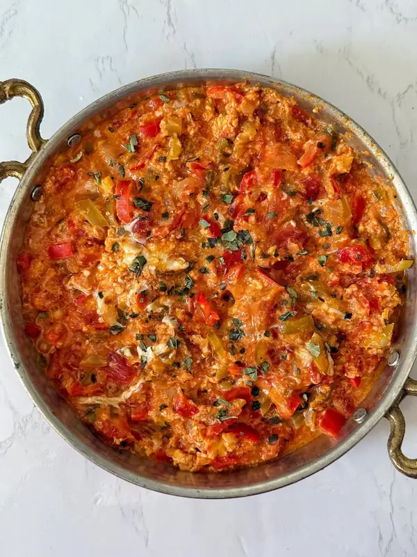 Turkish Menemen Eggs