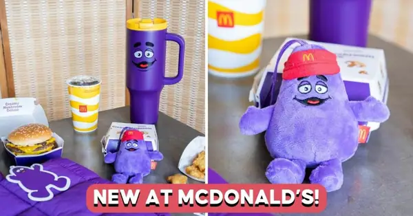 McDonald's Launches Grimace Shake With Exclusive Merch, Creamy Mushroom Burger Returns Too