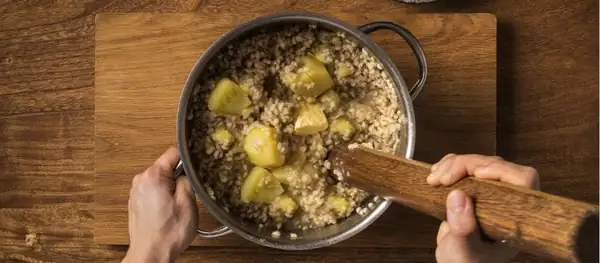 Mulgipuder: Estonian Potatoes & Groats Mash with Pork