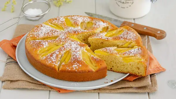 Pastel de mango suave