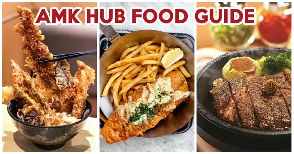 AMK Hub Food Guide: 10 Places To Dine At For Tendon, Korean BBQ, Burgers And More