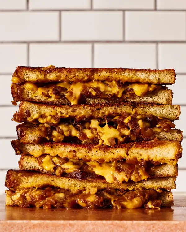 Grilled Cheese Recipe With Marmite and Caramelized Onions