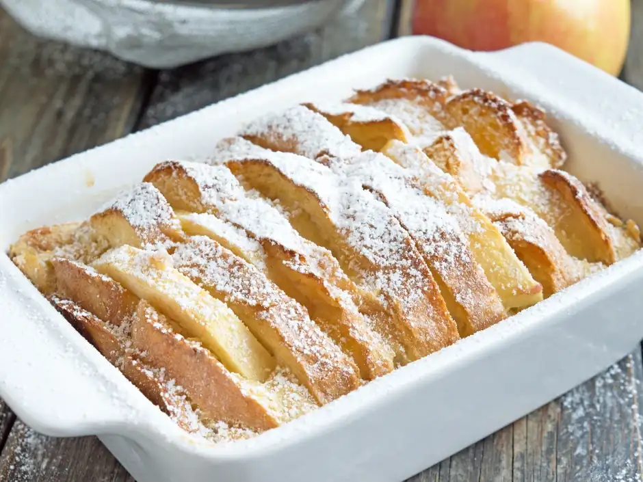 Vegan bread pudding