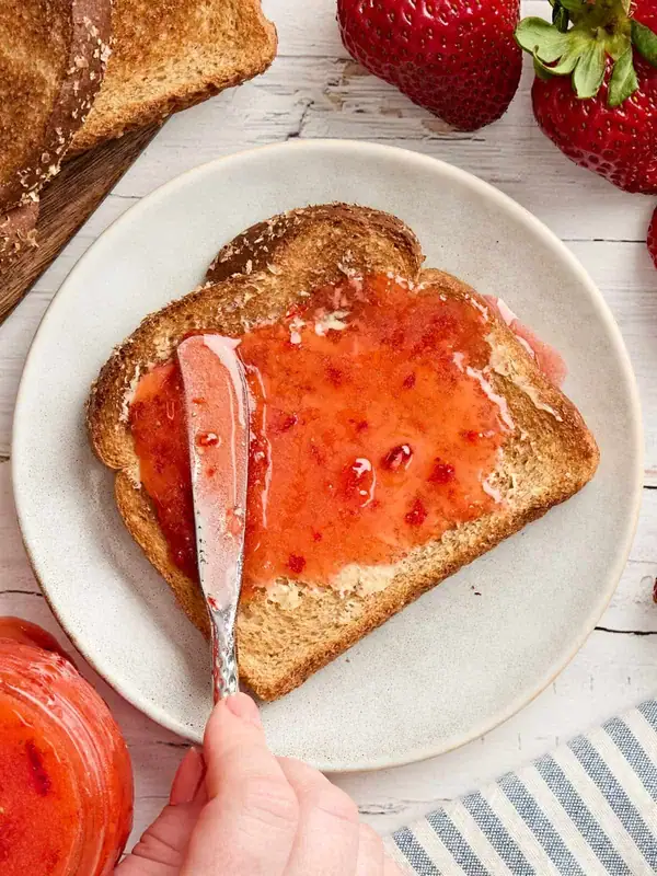 Strawberry Freezer Jam that's Fresh, Simple, and Full of Nostalgia