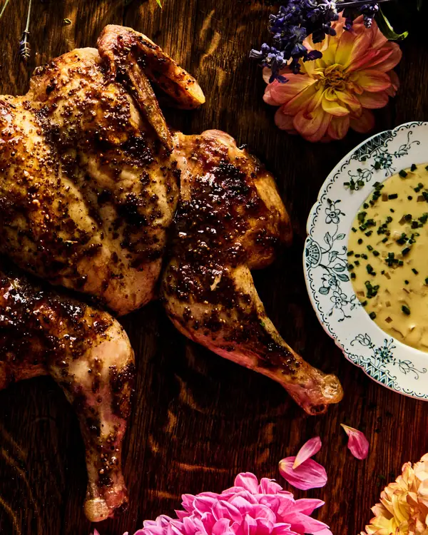 Grilled Chicken With Mustard Sauce Recipe