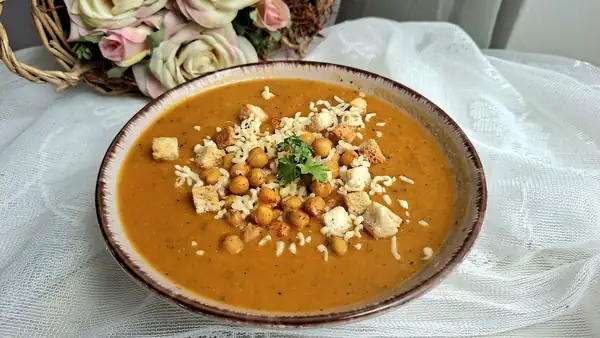 Roasted vegetable soup