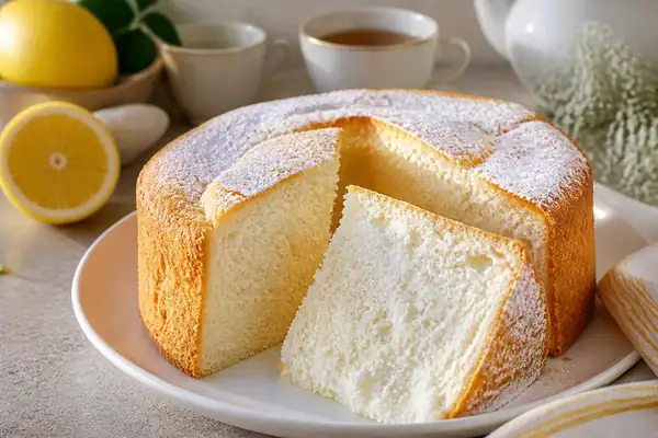 The light dessert that smells of lemon and peaceful mornings