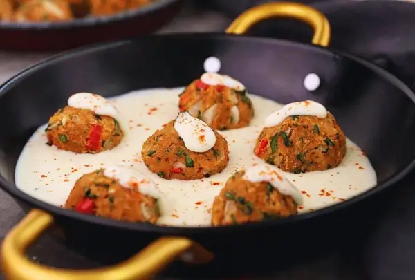 Tuna Meatballs in Yogurt Sauce (Giouvarlakia)