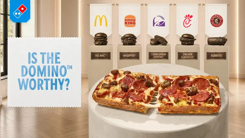How Domino’s is taking on the Big Mac, Whopper and other fast-food icons