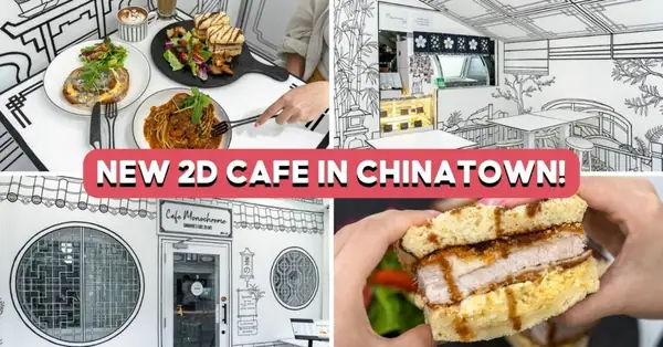 Cafe Monochrome: 2D Cafe In Chinatown With All-Day Breakfast