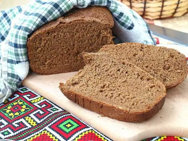 Borodinsky bread in a bread maker