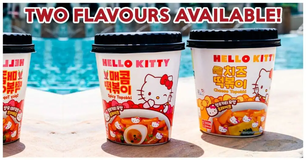 7-Eleven Has Hello Kitty Instant Tteokbokki For $3.90, Available In Spicy Or Cheese