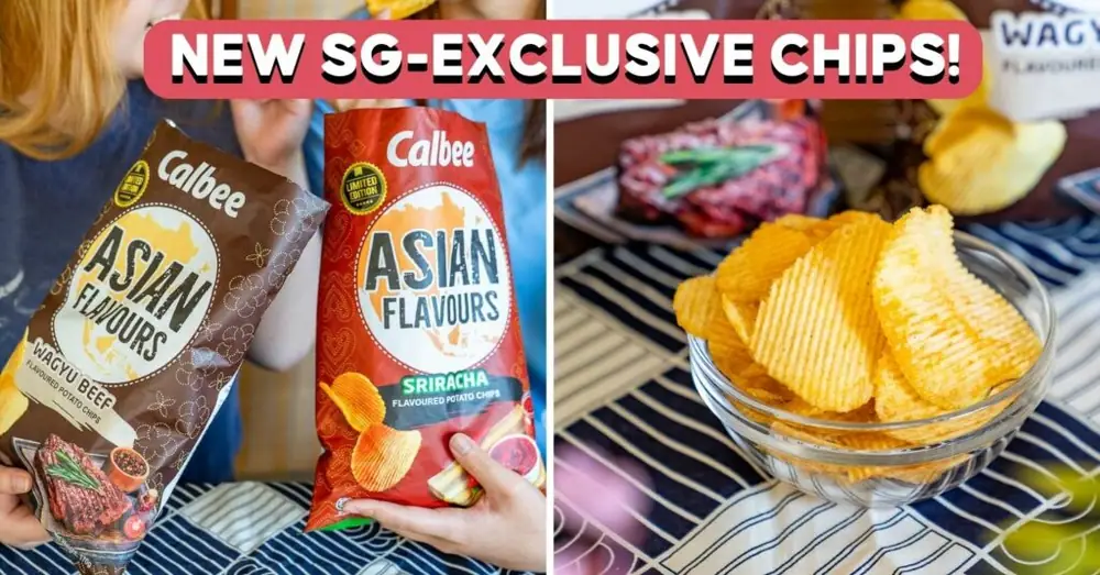 We Try The New Calbee Asian Flavours Wagyu And Sriracha Chips To See If They Taste Legit