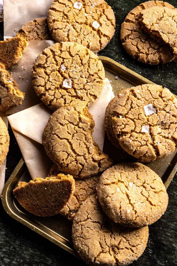 Salted Peanut Butter Cookies