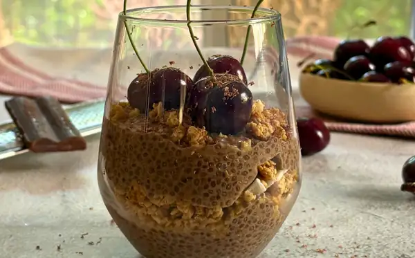 Cherry Chia Pudding