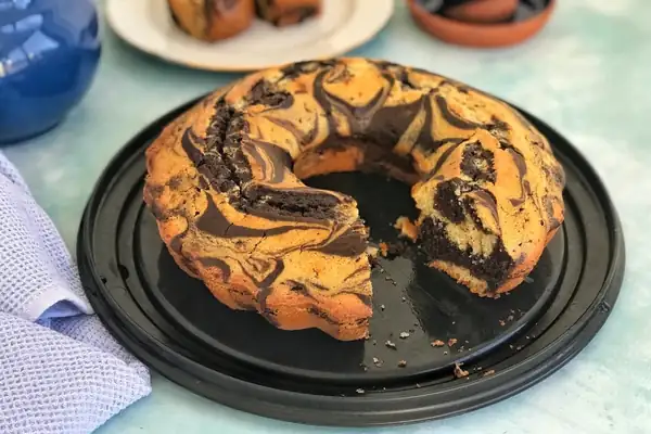 Muy estético: Pastel de mármol