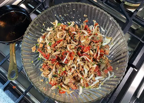 Quick and Easy Smoked Herring Choka (Trinidad-Style Fish Choka)