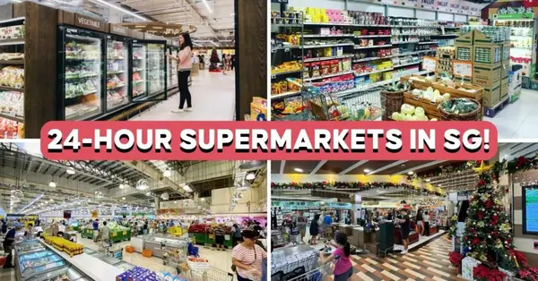 Los 15 mejores supermercados abiertos las 24 horas en Singapur para compras nocturnas y más