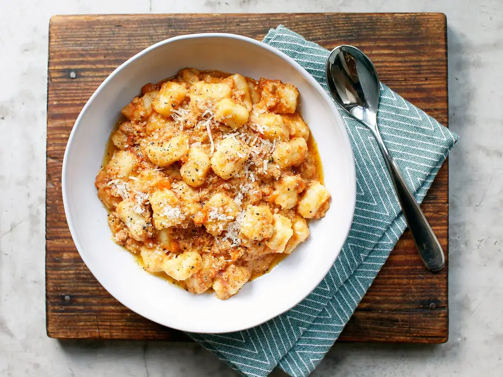 Potato Gnocchi with Pork Ragu