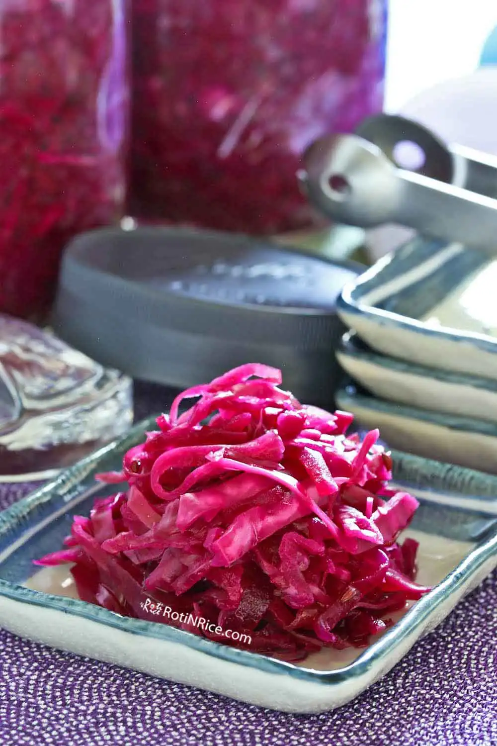 Red Cabbage Sauerkraut