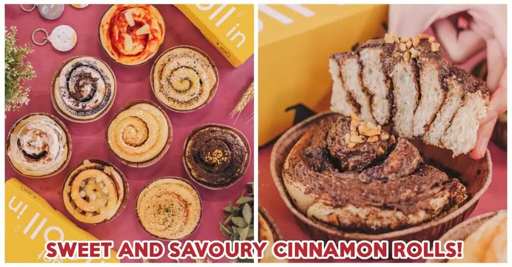 Rrooll: New Cinnamon Bun Bakery In Jewel Changi Has Flavours Such As Ferrero Rocher And Curry