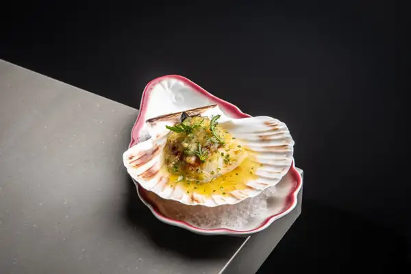 Scallop with Sheep’s Cheese, Tomato and Brown Butter Recipe