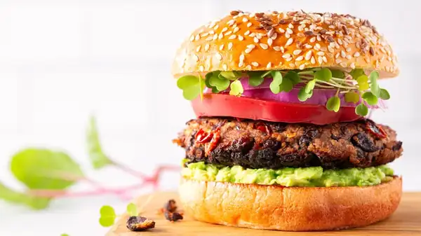 Why it's a good idea to dry black beans before making burgers
