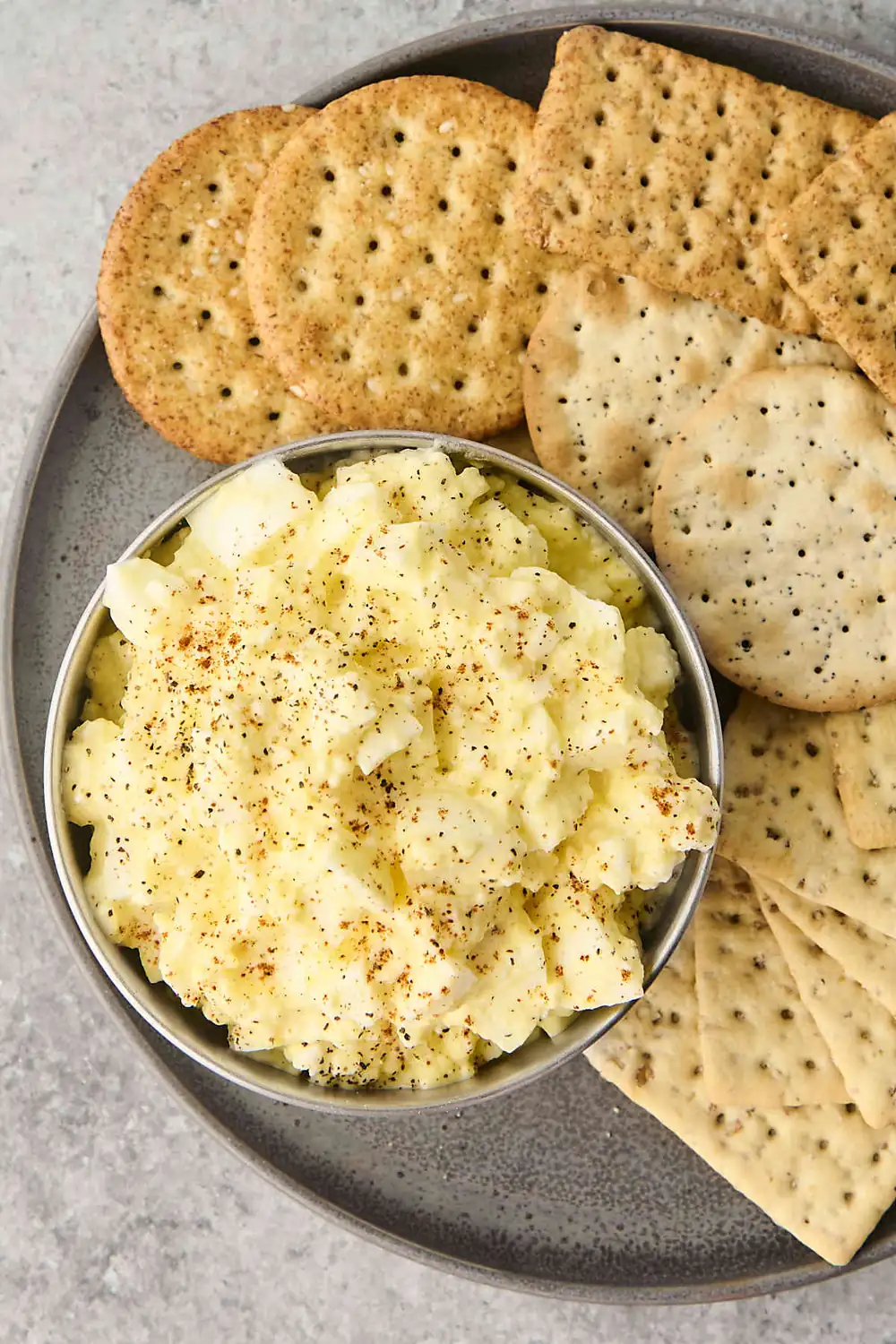 Receta de ensalada de huevo con requesón