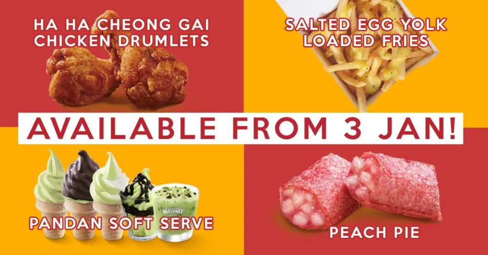 McDonald’s Now Has Salted Egg Yolk Fries And Pandan Soft Serve