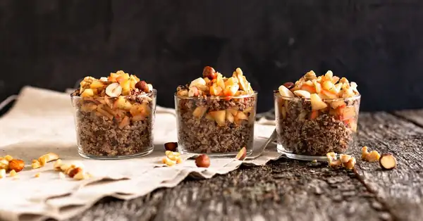 Apple cinnamon quinoa