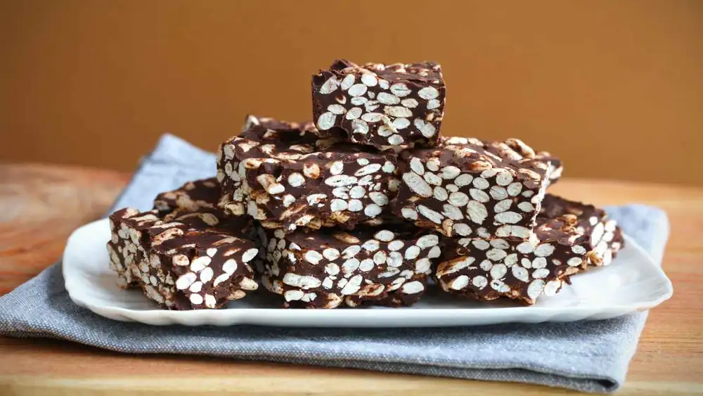 Puffed rice dessert