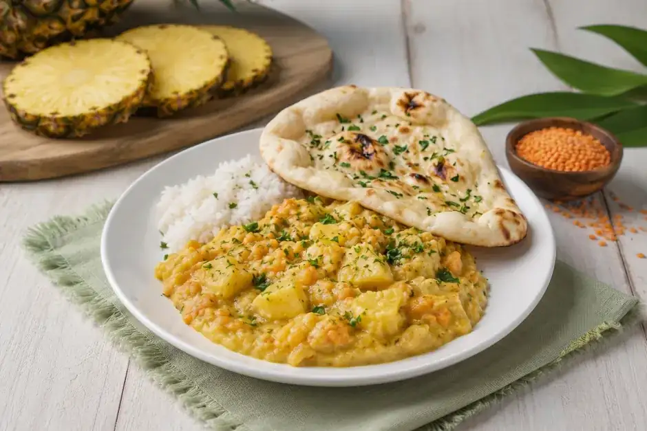 Fruity lentil curry recipe