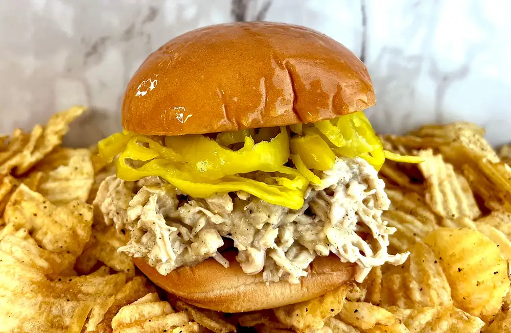 Ohio’s Creamy Chicken and Potato Chip Sandwiches