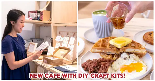 Kómma Social Cafe: New Cafe With DIY Craft Kits And Workshops At Paya Lebar Quarter Mall