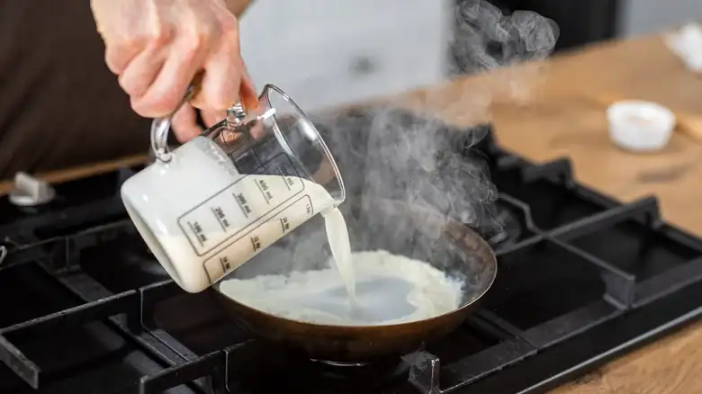 The Reason You Should Reconsider Using Dairy To De-Glaze A Pan